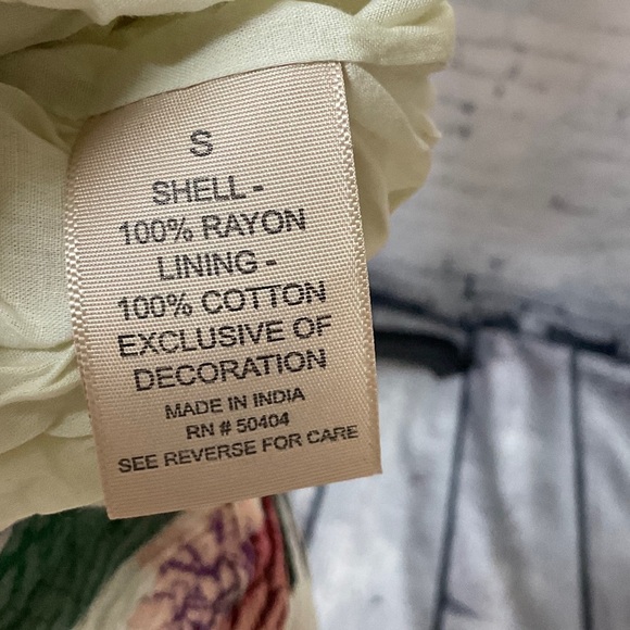 Philosophy Women Floral Maxi Dress Multi Color Lace Boat Neck Stretch Size S - Picture 9 of 10